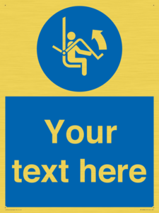 Custom Mandatory: Open safety bar of chairlift